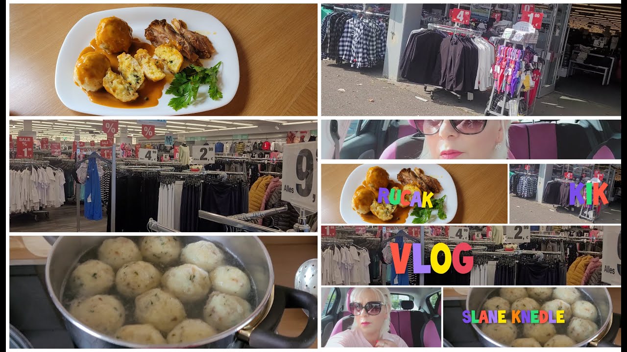 Kupovina u turskom  marketu setnjom u KiK i pravim slane krompir knedle za rucak