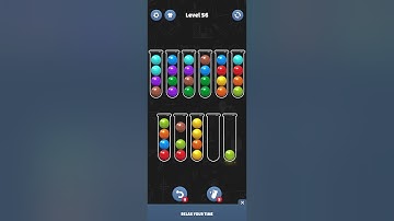 Ball Sort Levels 55, Special Level,  56, 57