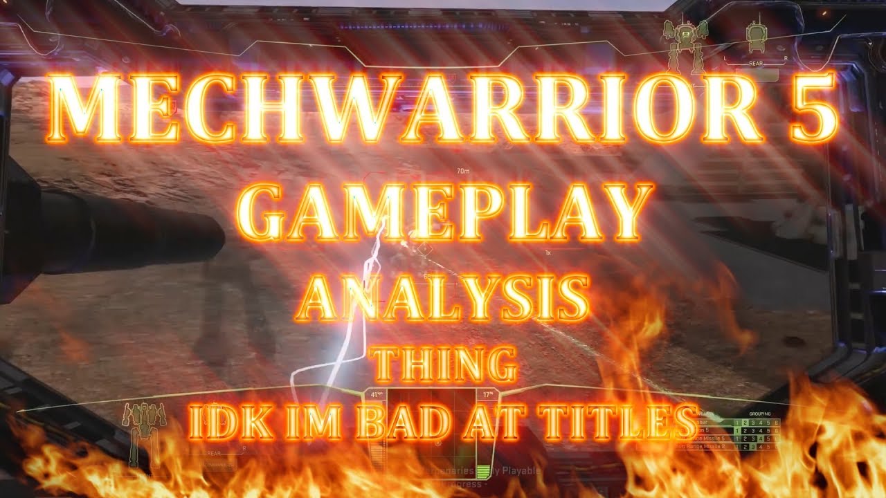 MechWarrior 5: Mercenaries - Short Gameplay Video Analysis