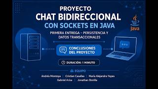 Primera Entrega - Chat Bidireccional con Sockets en Java