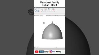 Membuat Family Kubah - Revit #revit #3dplan #belajarrevit #tutorial