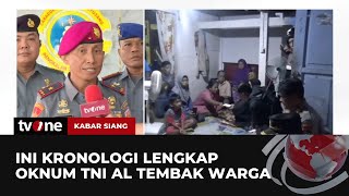 Keterangan Danlantamal VI Makassar soal Oknum TNI AL Tembak Warga | Kabar Siang tvOne