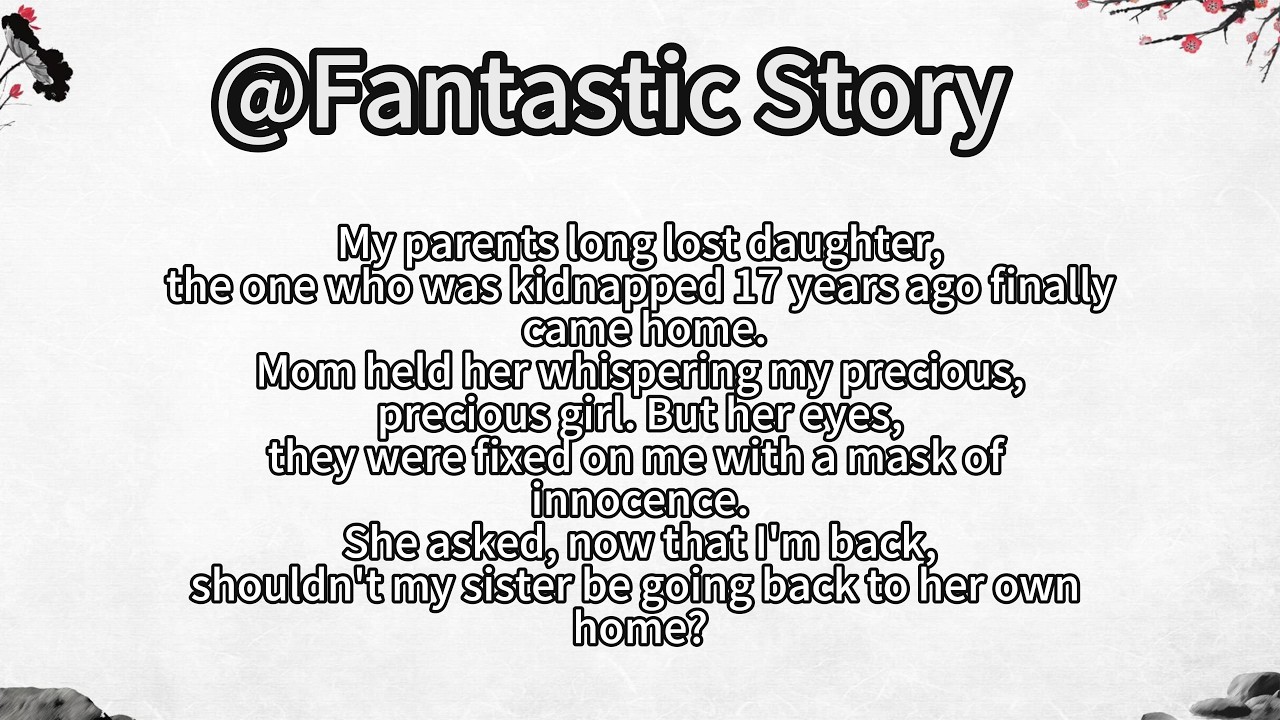 My parents long lost daughter,the one who was kidnapped 17 years ago finally came home.