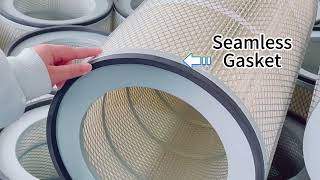 Premium Cylindrical Polyester Filter Cartridge: Durable & High-Efficiency Filtration
