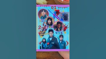 Squid game3 journal / 오징어게임3 다꾸 ASMR #scrapbooking #journal #journalwithme
