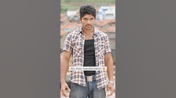 Allu Arjun transformation status 🔥 || attitude status #viral #viralshort #trending #alluarjun
