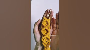 Macrame Keychain #macramekeychain #macrame #shortsvideo
