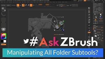 #AskZBrush: “Is it possible to move and scale all Subtools in a folder simultaneously?”