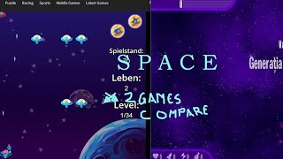 Arcade compare : Classic Space Invaders | Chicken Invaders 2014
