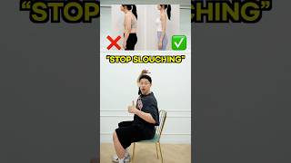 STOP SLOUCHING | Posture Fix Routine #건강 #health #wellness