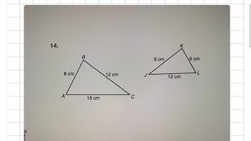 Side Side Side Triangle Similarity Example