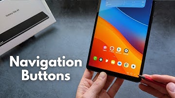 How to Move Navigation Buttons on Samsung Galaxy Tab A11 - Change Position To Left , Right & Centre