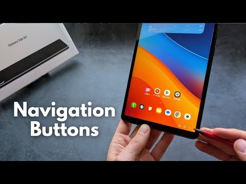 How to Move Navigation Buttons on Samsung Galaxy Tab A11 - Change Position To Left , Right & Centre