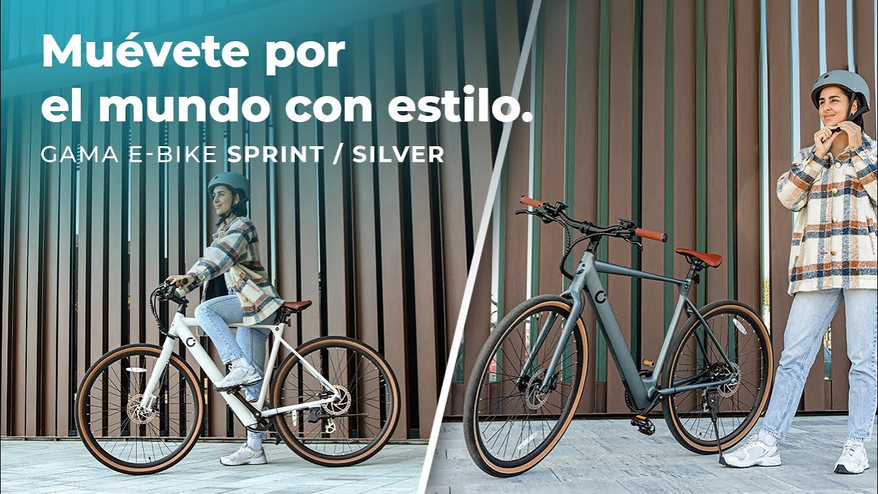 Gamas de Bicicletas eléctricas Sprint Silver de 28