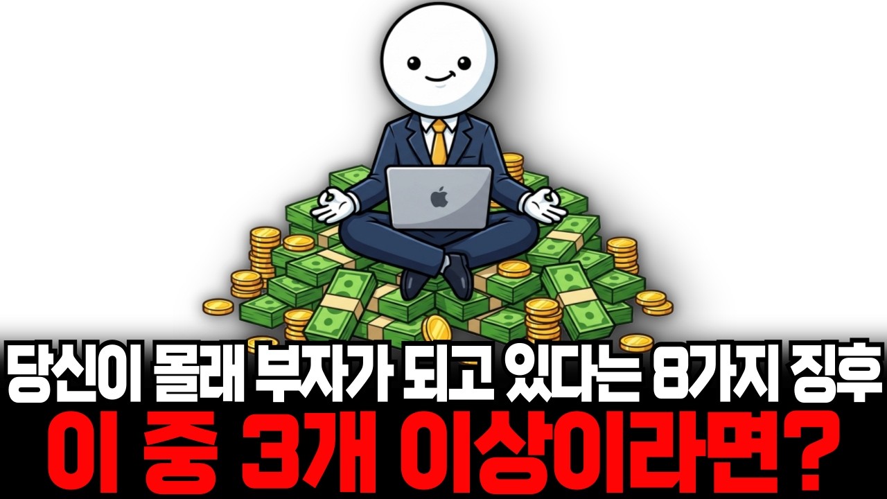 부자들은 절대 말 안 하는 '진짜 부의 징후' 8가지 — 월급쟁이도 해당될 수 있습니다