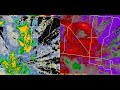 Radar (515 PM to 615 PM) of Heavy Rain/Downburst in Phoenix on 11 July 2018