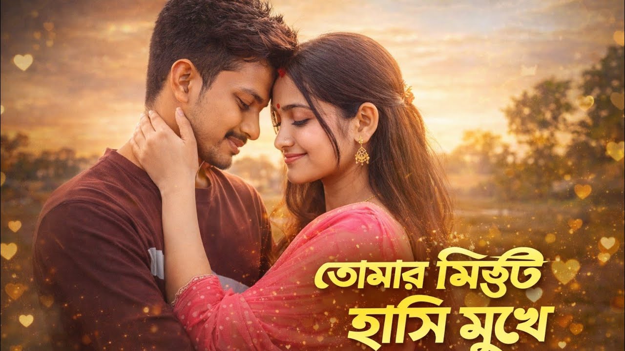 তোমার মিষ্টি হাসি মুখে | Bengali Romantic Song | New Love Song 2025 | Monevare Music