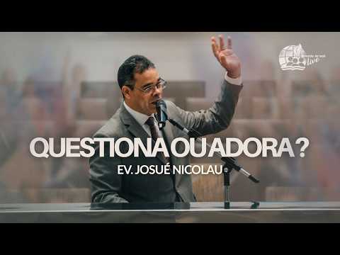 Ev. Josué Nicolau | O Segredo dos Que Permanecem. | IEADPE Templo Central