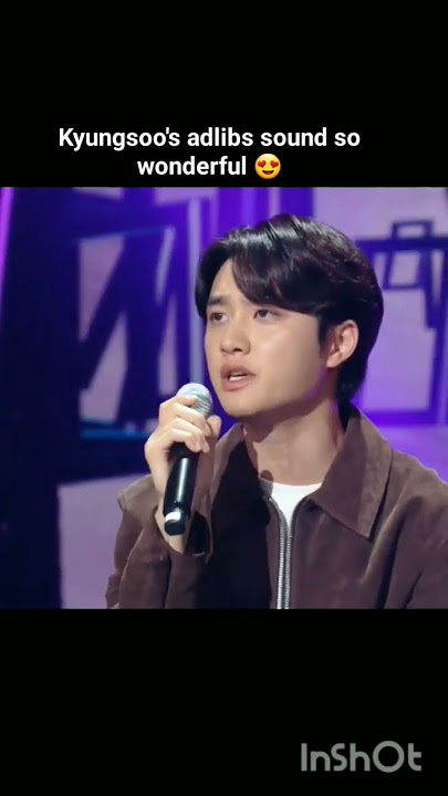 kyungsoo's adlibs in the live version of