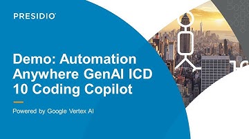 Automation Anywhere ICD10 Copilot with Vertex AI