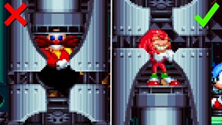 Classic Knuckles over Eggman ~ Sonic Mania Plus mods ~ Gameplay