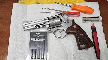 Smith & Wesson Wilson Combat revolver spring kit install.