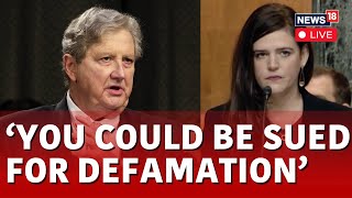 Senator John Kennedy Speech | Sen. Kennedy Questions Lindsay Owens In Banking LIVE | News18 | N18L