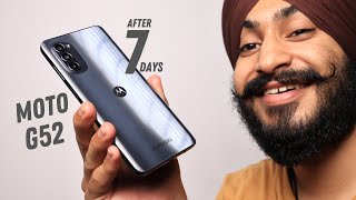 Moto G52 After 7 Days Of Use Complete Review || POLED KA SACH ||