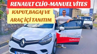 REANULT CLİO MANUEL VİTES-KAPUT,BAGAJ VE ARAÇ İÇİ TANITIM (EHLİYET DİREKSİYON SINAVI) ÇEKMEKÖY