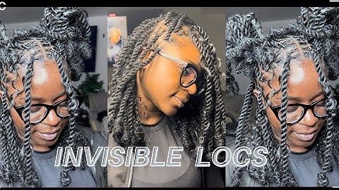 INVISIBLE LOCS TUTORIAL Braid Method | #invisiblelocs