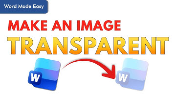 How to Make an Image Transparent in Microsoft Word