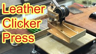 Swing Arm Leather Clicker Press