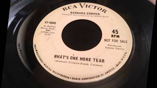 What's One More Tear ~ Barbara Cooper