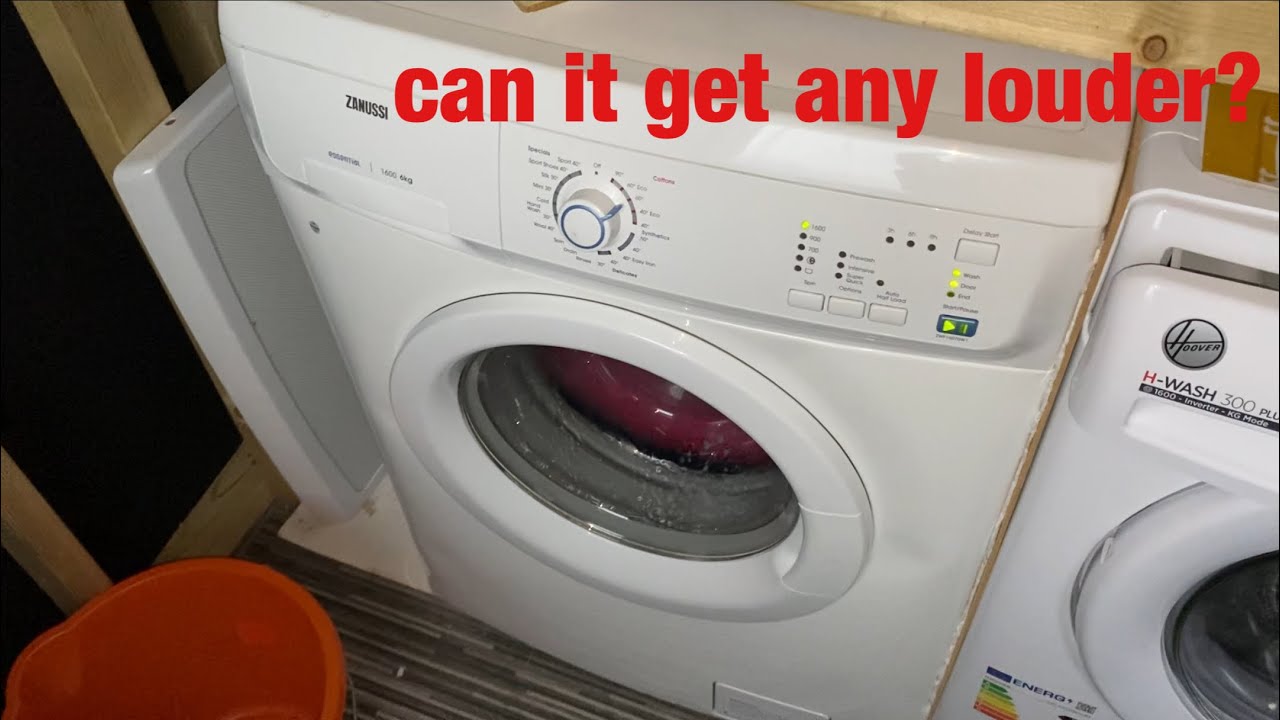 Zanussi ZWF16070W1 washing machine Dead shock absorbers final spin