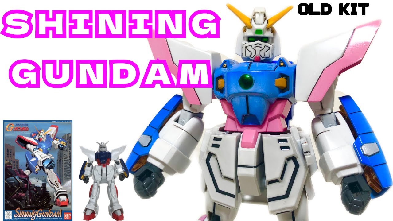 ガンプラ全塗装】旧キット1/144 シャイニングガンダム - YouTube