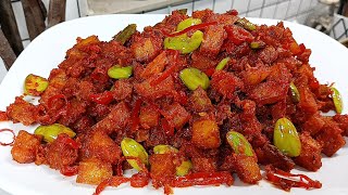 sambel goreng kentang kering tahan basi