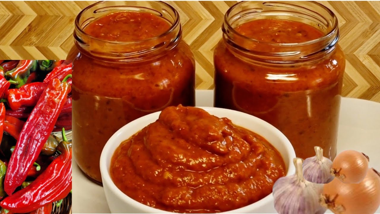 RECETTE DU JOUR PÂTE DE POIVRON: Comment Faire La Pâte De Poivron Aux Oignons Et L'ail Rôti