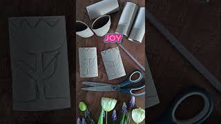 DIY Tulpen slinger Lente knutsel 🌷✂️🧻🖌️🎨🧶. Teken, knip, verf en rijg een vrolijke slinger!