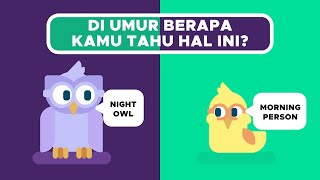 Di Umur Berapa Kamu Tahu Sleep Chronotype? - dimulai.id [KUIS]