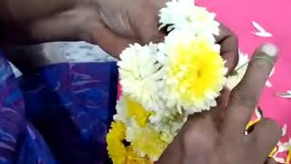 How To Tie Samanthi Flowers For Puja Using Traditional Method For The Beginners
