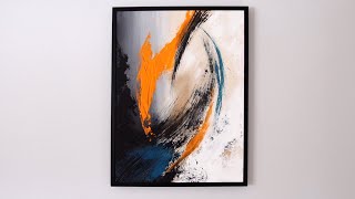 NEW - EFFECTIVE ABSTRACT ACRYLIC PAINTING/ LAYERING/ TEXTURE/ STEP BY STEP TUTORIAL/ DEMO