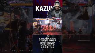 TEKKEN 8 S2: KAZUYA SS2 HEAT COMBO!  #tekken8 #tekken8season2 #tekken8combos #kazuya #kazuyamishima