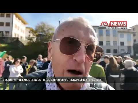 TENSIONE AL 'FOLLADOR DE ROSSI', TERZO GIORNO DI PROTESTA PACIFICA | 11/10/2025