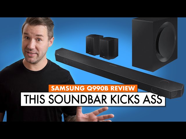 NEW Samsung Home Theater! Dolby Atmos Soundbar - Samsung Q990B Review -  YouTube