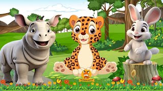 Счастливые моменты с животными: носорог, тигр, хомяк, кролик,... | Звуки животных