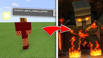 How to summon Giant Magma Golem in Minecraft