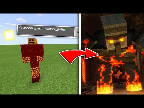 How to summon Giant Magma Golem in Minecraft