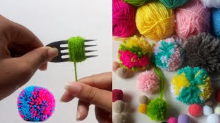 3 maneiras de fazer pompom fÃ¡cil how to make pompom