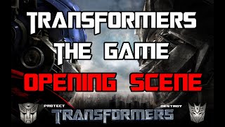 Transformers The Game - Opening Scene [Cinematic] #Transformers