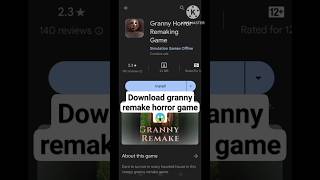 download granny remake horror game 😱 #shorts #technogamerz #horrorgaming #granny #games #viral screenshot 3